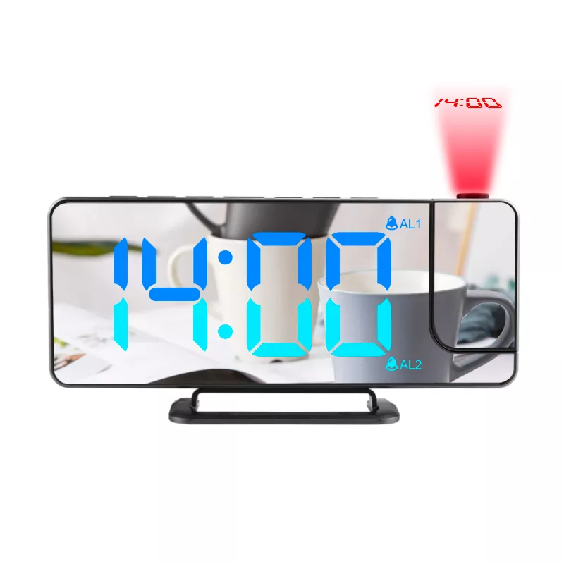 RGB Color Projection alarm Clock
