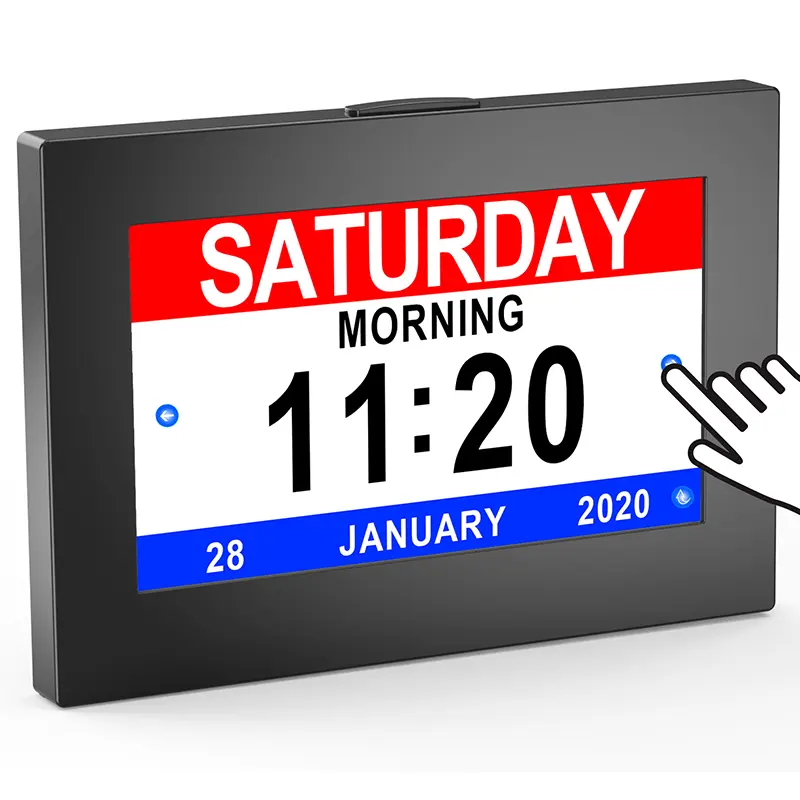 Digital Calendar Alarm Day Clock - with 8 Large Screen Display (5).jpg