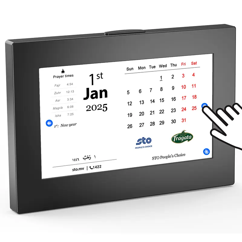 Digital Calendar Alarm Day Clock - with 8 Large Screen Display (4).jpg