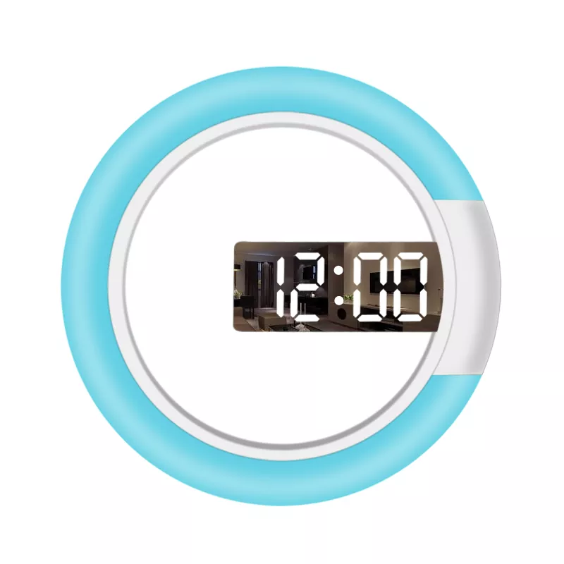 Customizable 3D LED Night Light Wall Clock